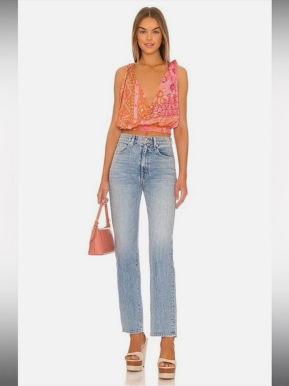 Free People Tied To You Tank in Lemonade Combo Size Size S/P - Picture 4 of 11